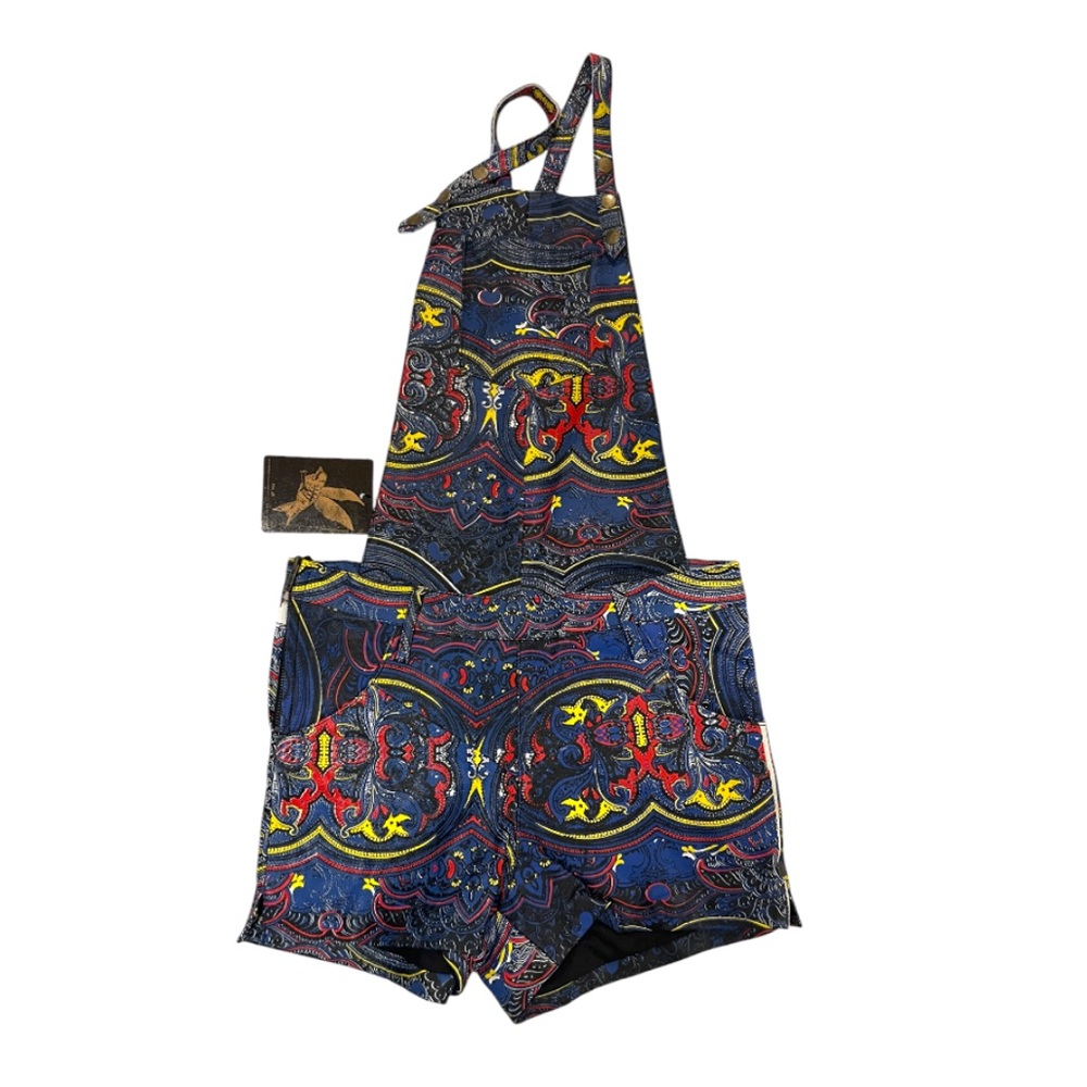 NWT One Teaspoon leather shorts overalls.  Size AUS 8 ( US 4)